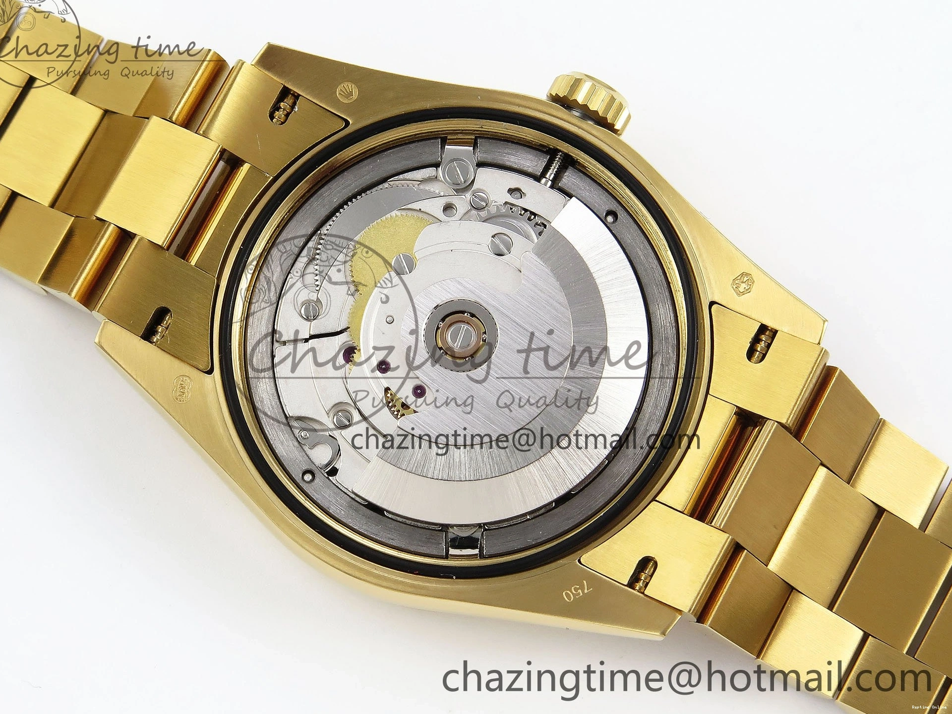 0103 StreetReady Day Date 36 YG TWSF Best Edition YG Diamonds Dial on YG Bracelet A 1616